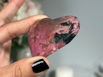Cobalto Calcite Heart (2.3", 58mm)