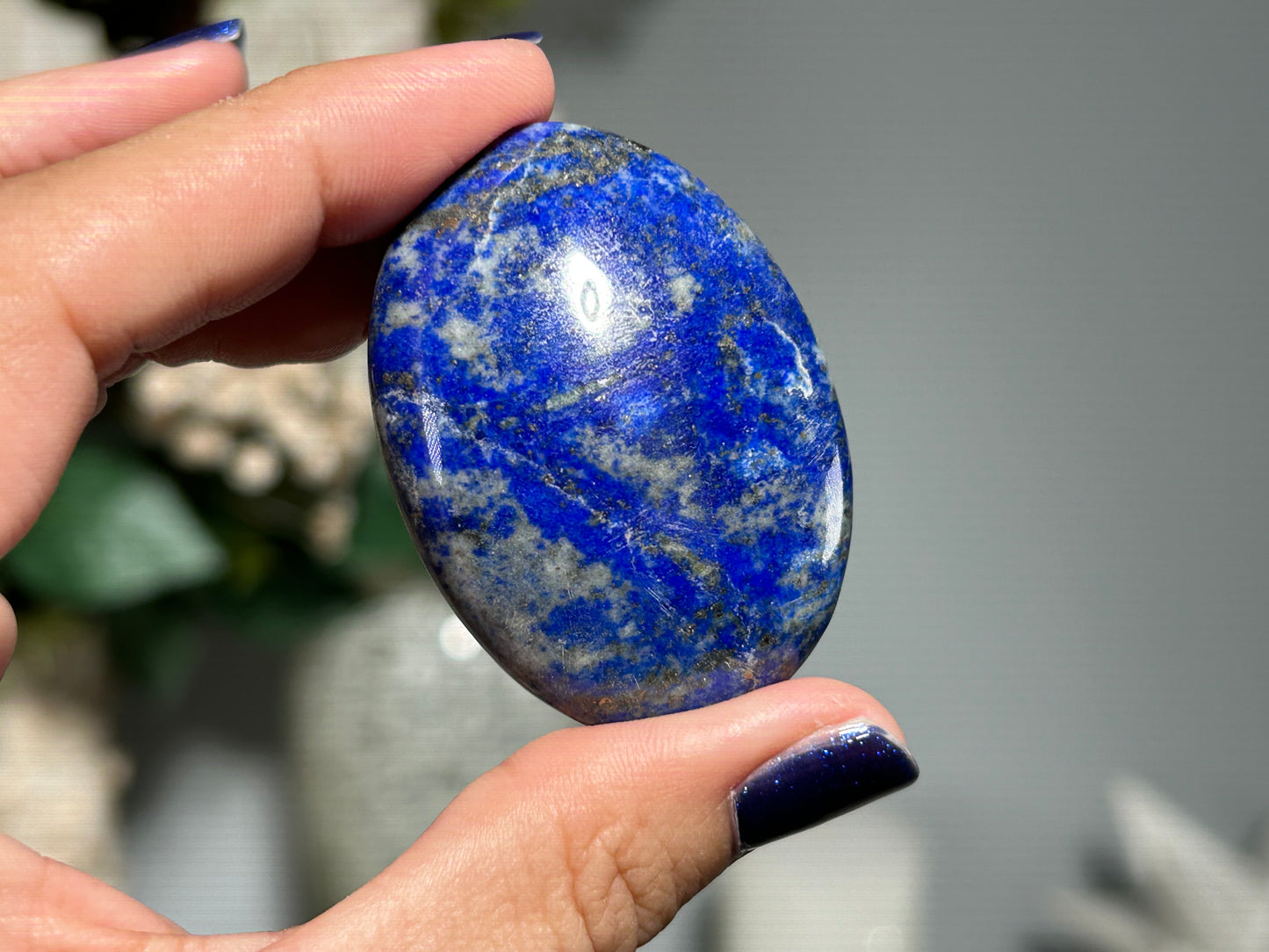 Lapis Lazuli Palm Stone Small