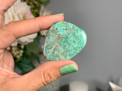 Flat Peruvian Turquoise