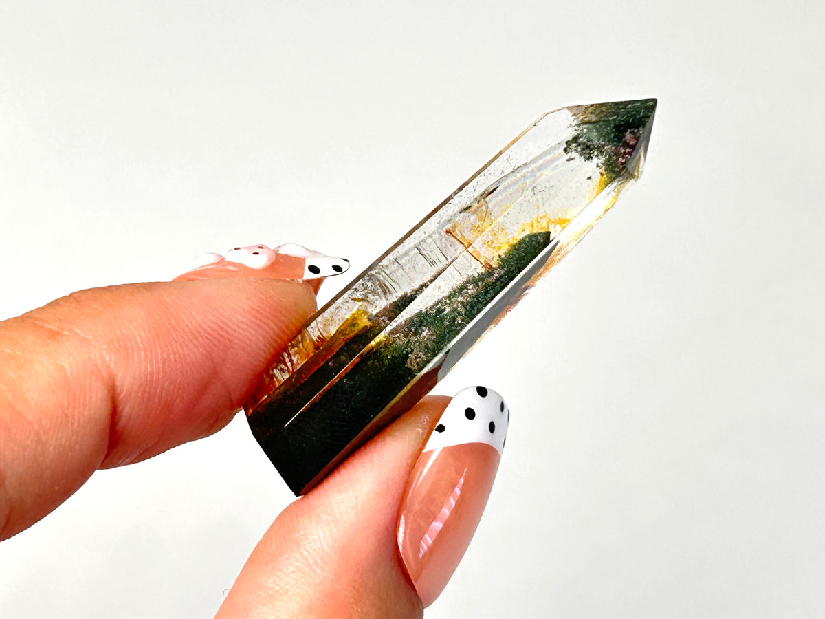 Golden Healer with Chlorite Tower