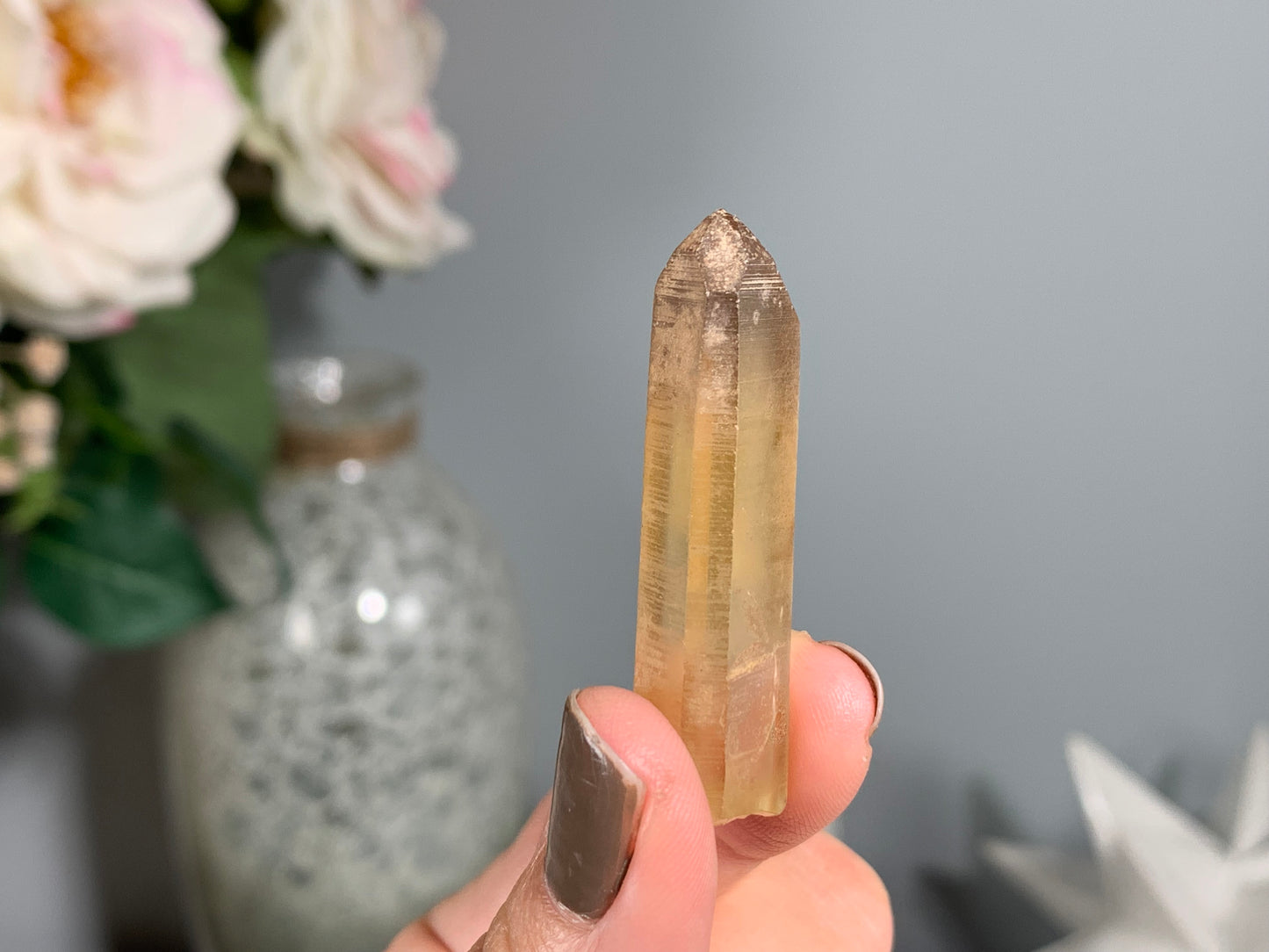 Congo Smoky Citrine Point (1.8", 47mm)