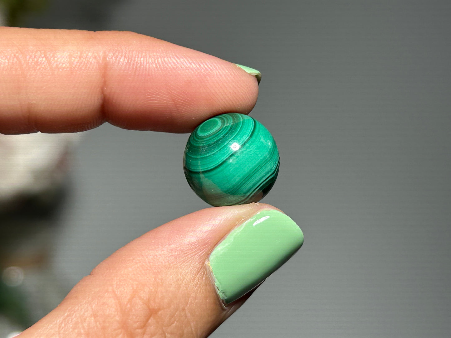 Mini Malachite Sphere