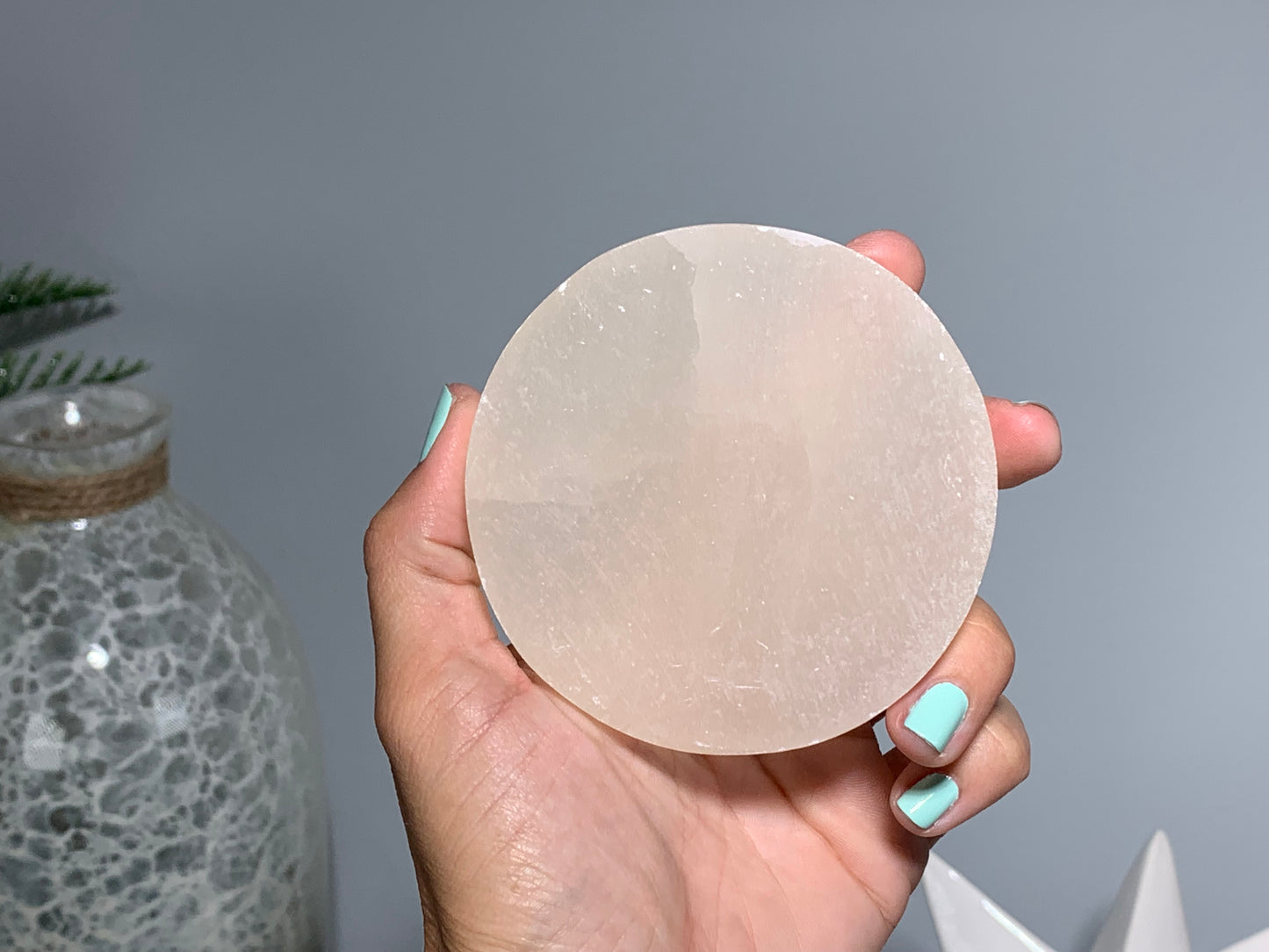 Selenite Disk (3")