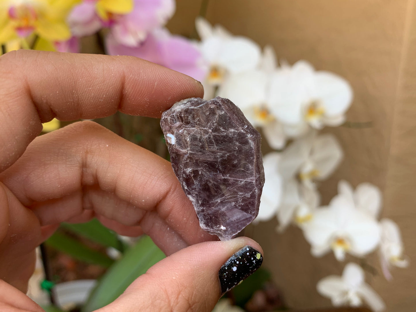 Lepidolite Slice