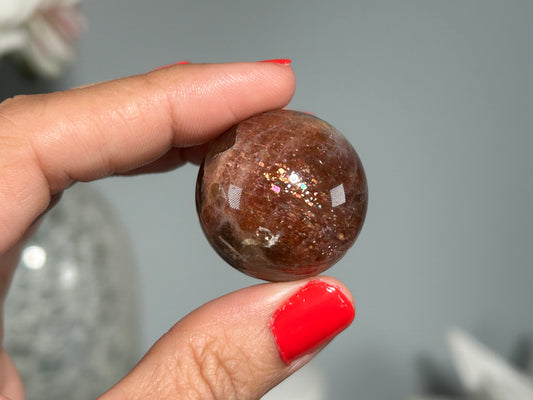 Confetti Sunstone Sphere (1.1", 29mm)