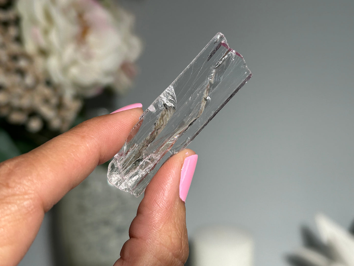 Natural Purple Kunzite Point (2", 52mm)