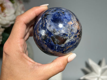 Sodalite Sphere (2.8", 71mm)