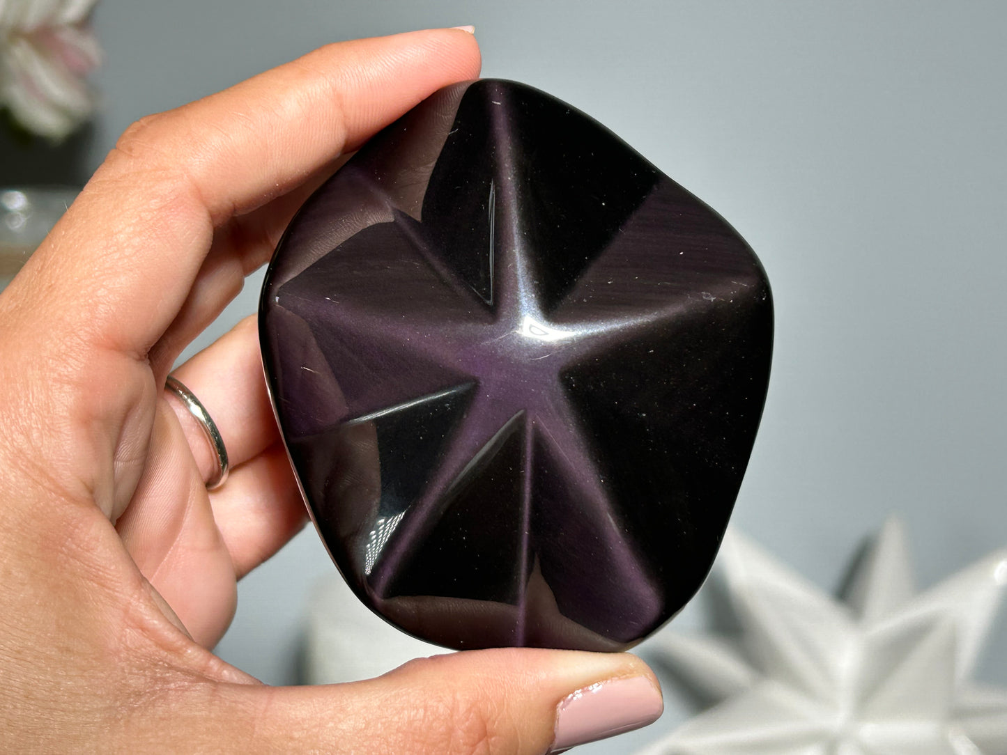 Rainbow Obsidian Star (3", 75mm)