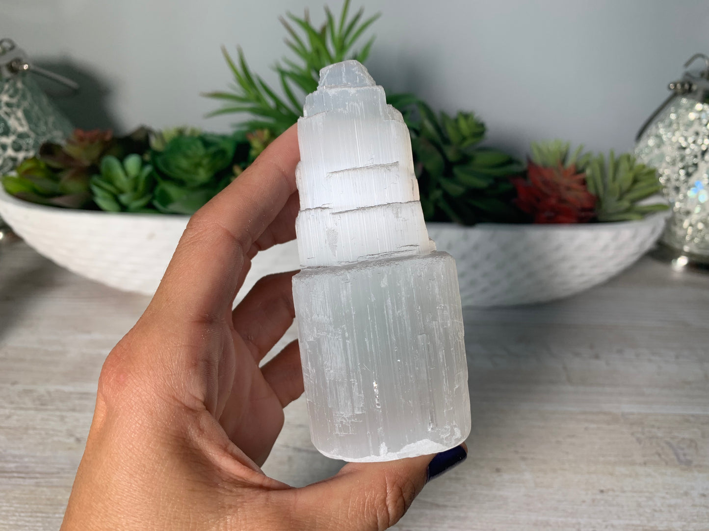 Selenite Skyscraper (4" 10cm)