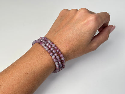 Unicorn Stone Triple Wrap Bracelet