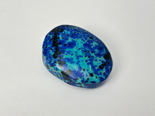 Azurite Chrysocolla Palm Stone #48