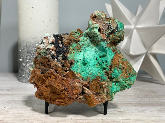 Druzy Chrysoprase (4.25", 108mm)