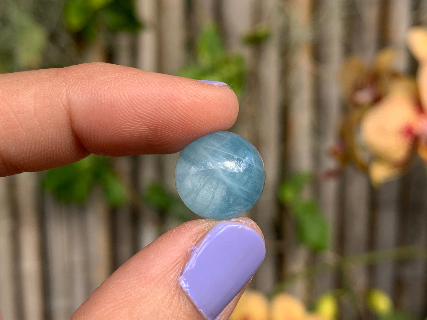 Mini Aquamarine Sphere