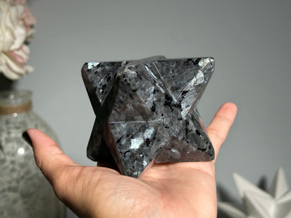 Larvikite Merkaba (3.2", 82mm)