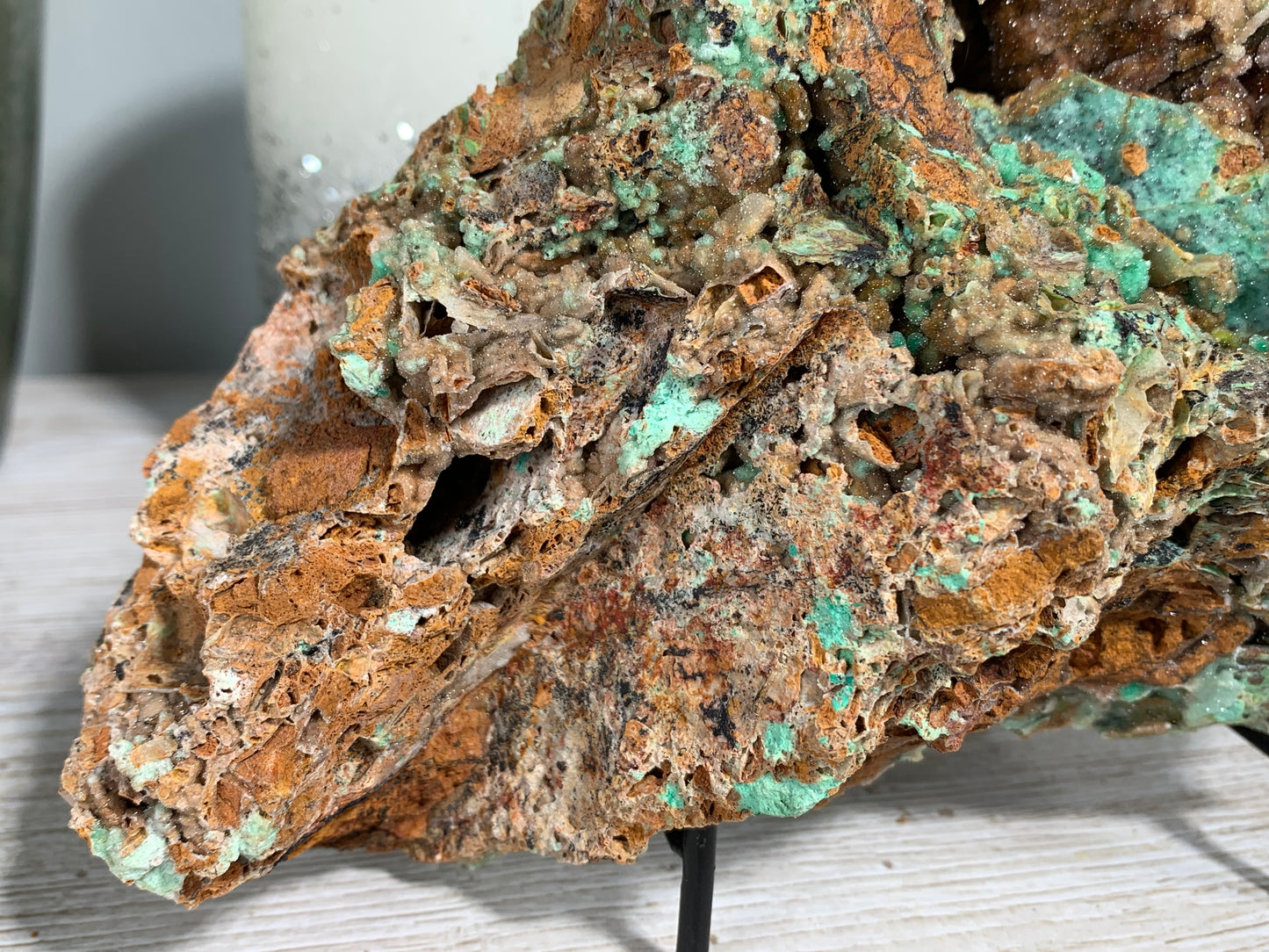 Druzy Chrysoprase (8.2", 208mm)