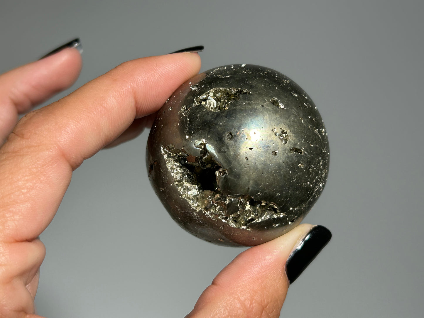 Pyrite Sphere (1.7", 44mm)