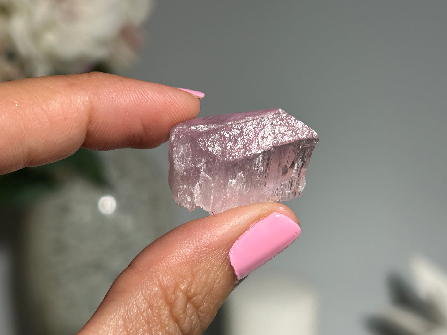 Natural Purple Kunzite Point (1", 26mm)