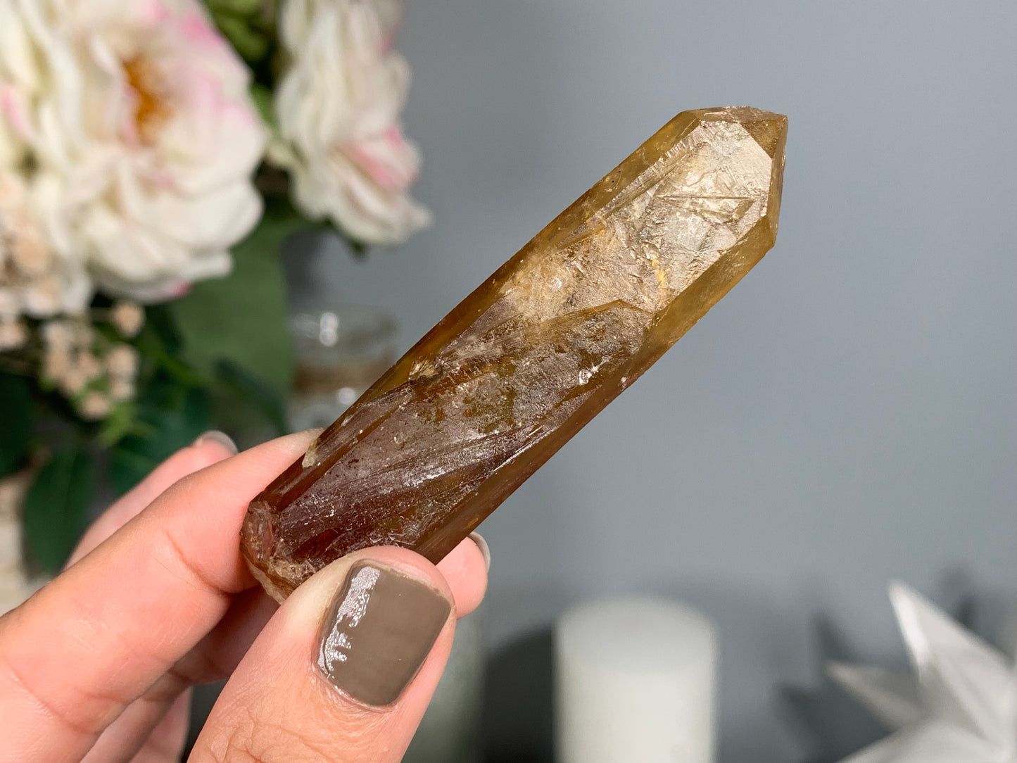 Congo Smoky Citrine Point (3", 77mm)