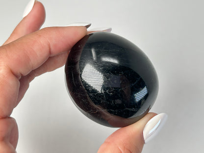 Black Tourmaline Pebble (1.9", 48mm)