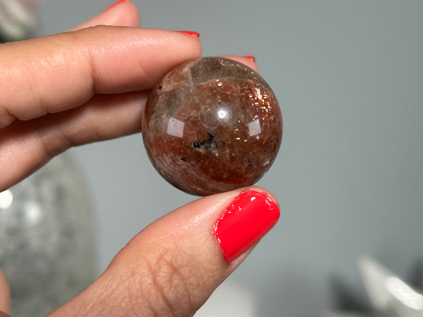 Confetti Sunstone Sphere (1.1", 28mm)