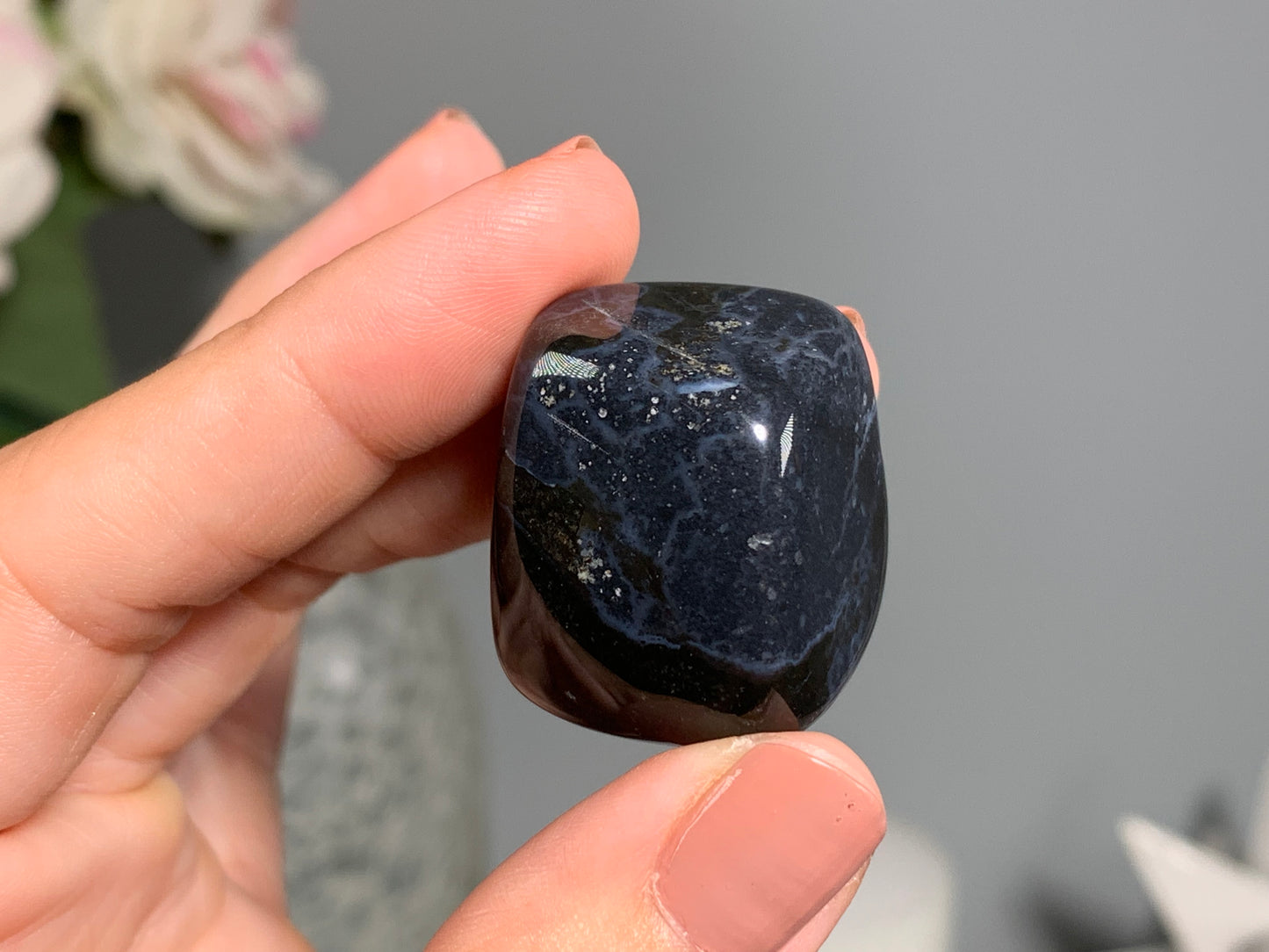 Tumbled Black Onyx