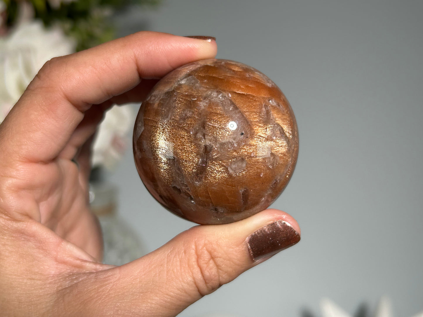 Confetti Sunstone Sphere (1.8", 47mm)