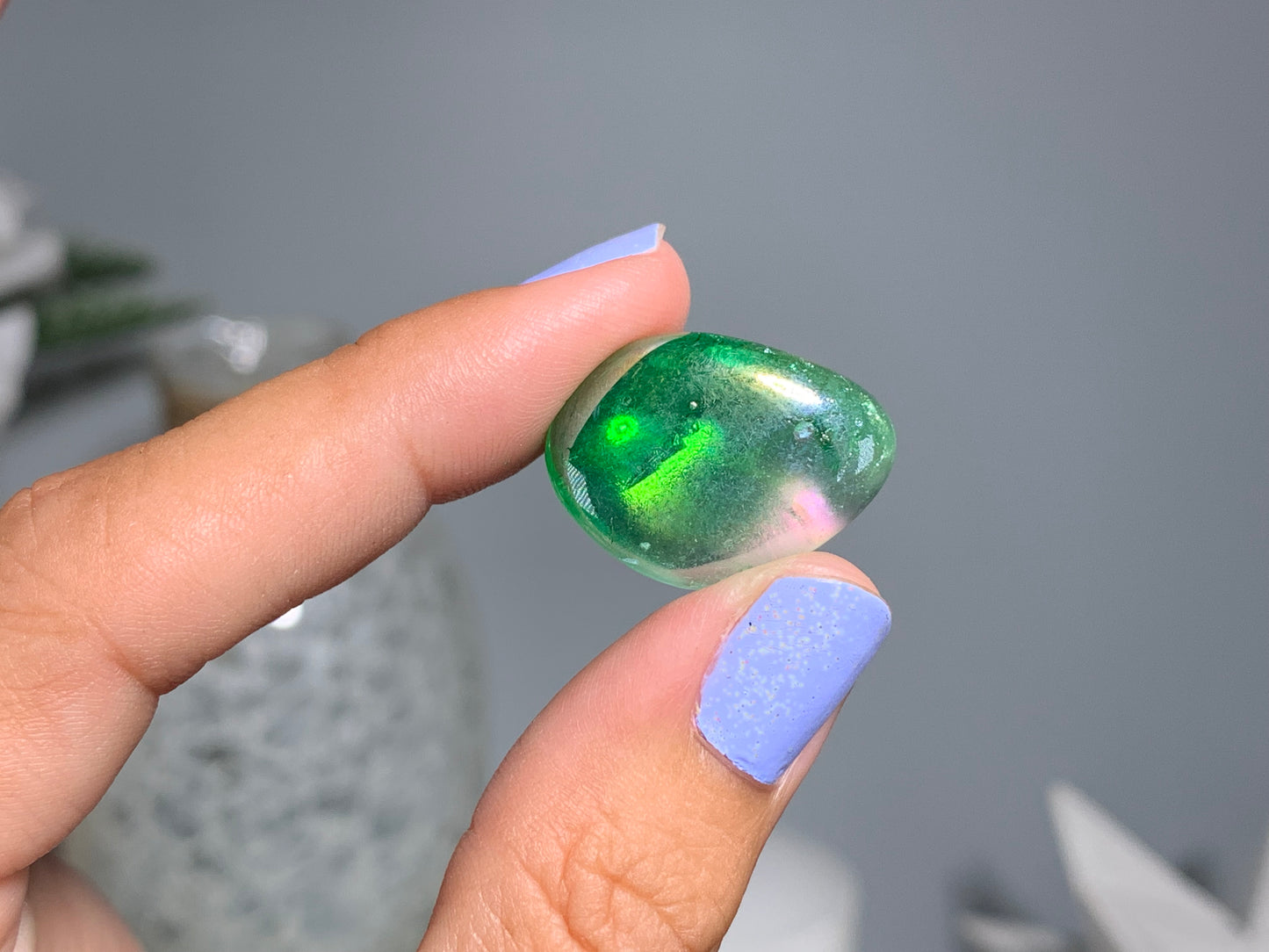 Tumbled Green Aura Quartz