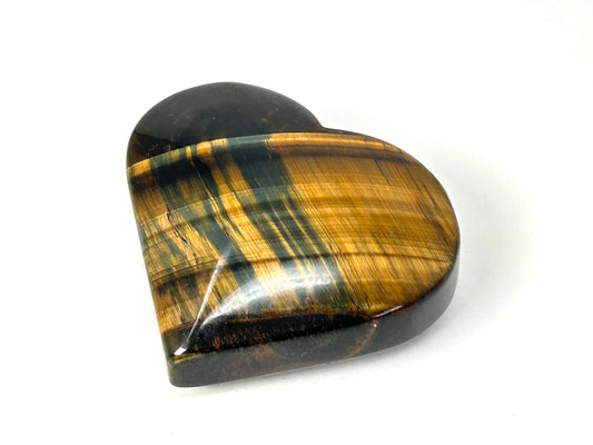 Blue Tigers Eye Heart #62A