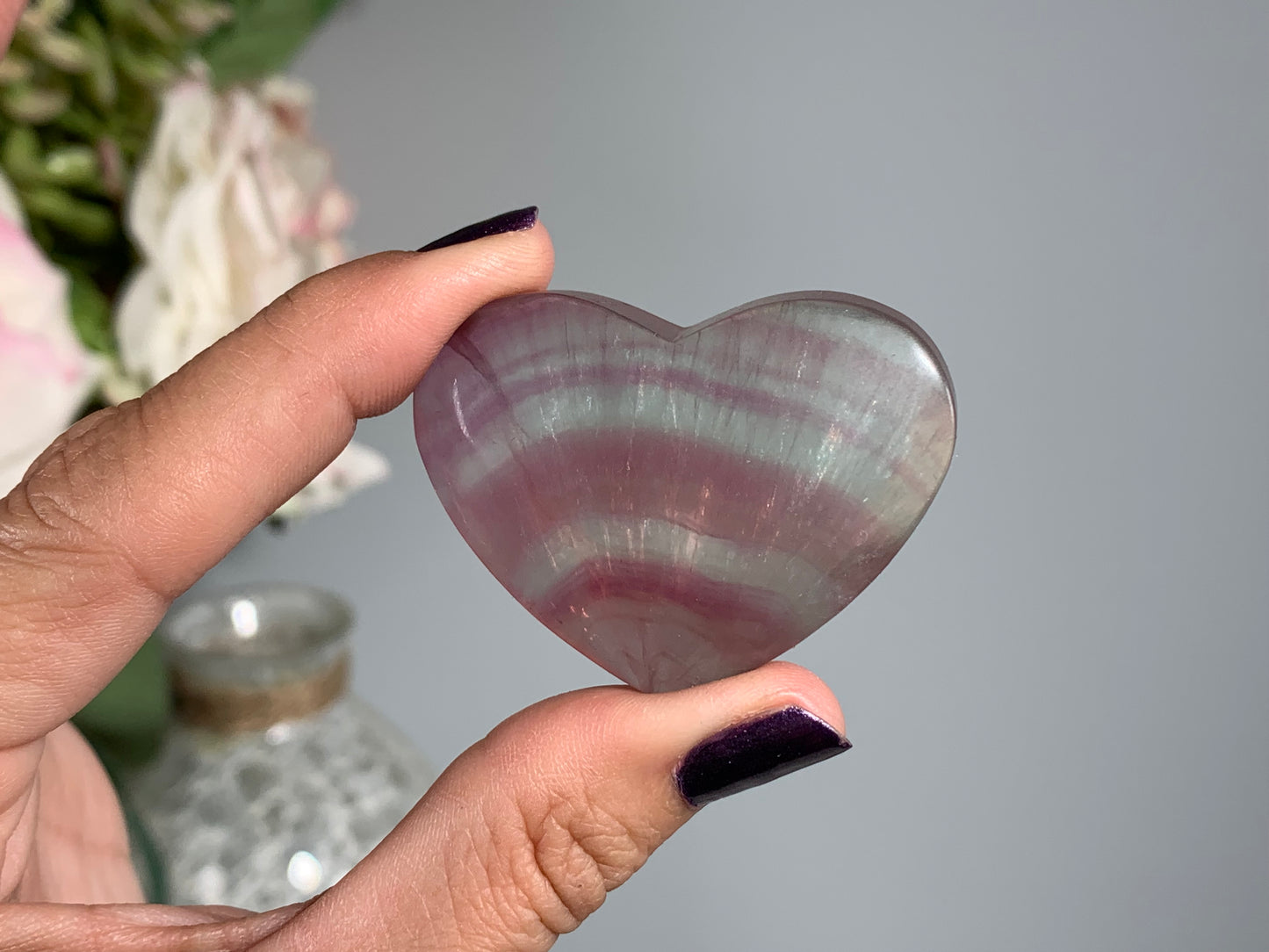 Small Fluorite Heart