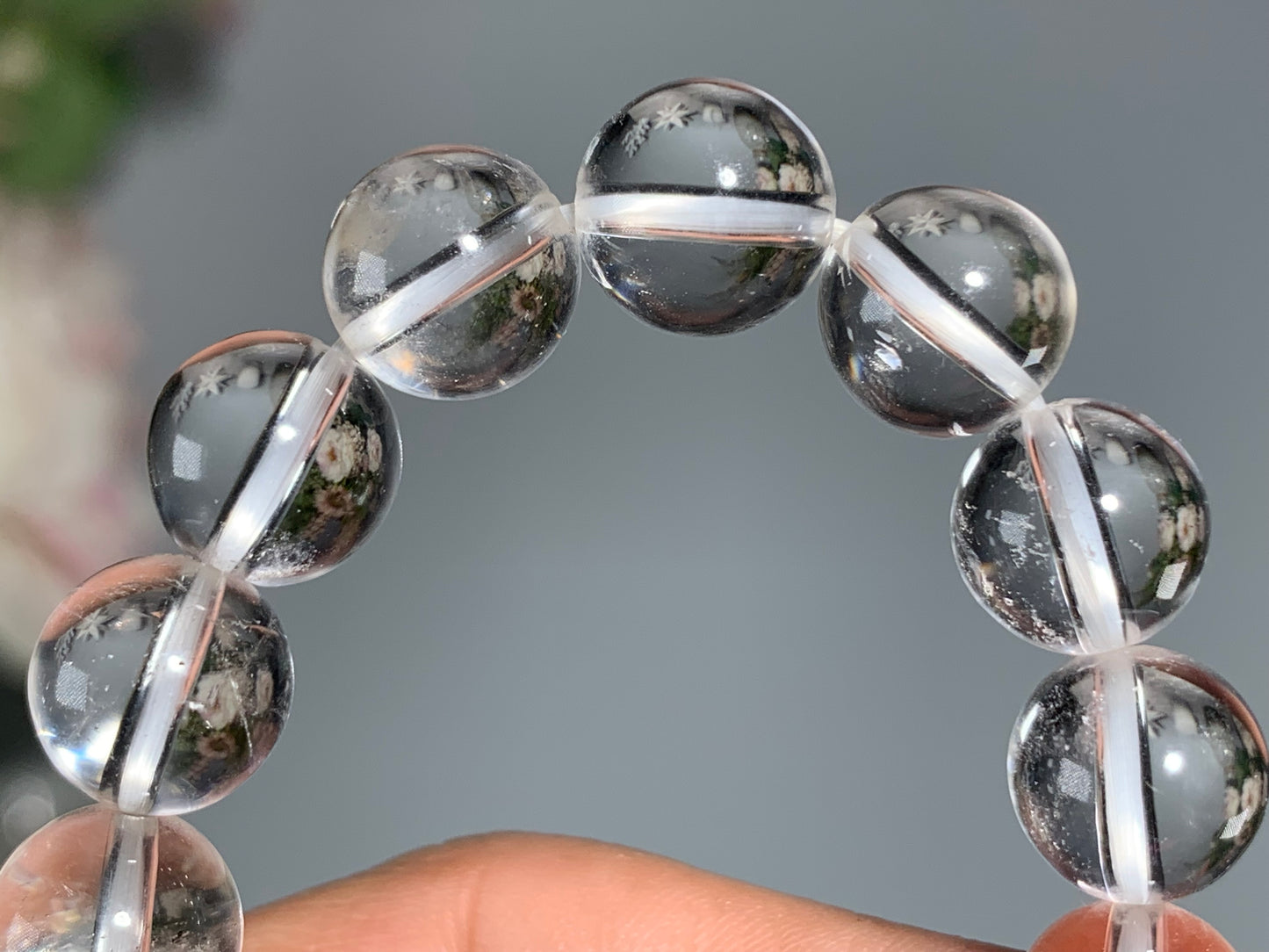 10mm Clear Quartz Bracelet