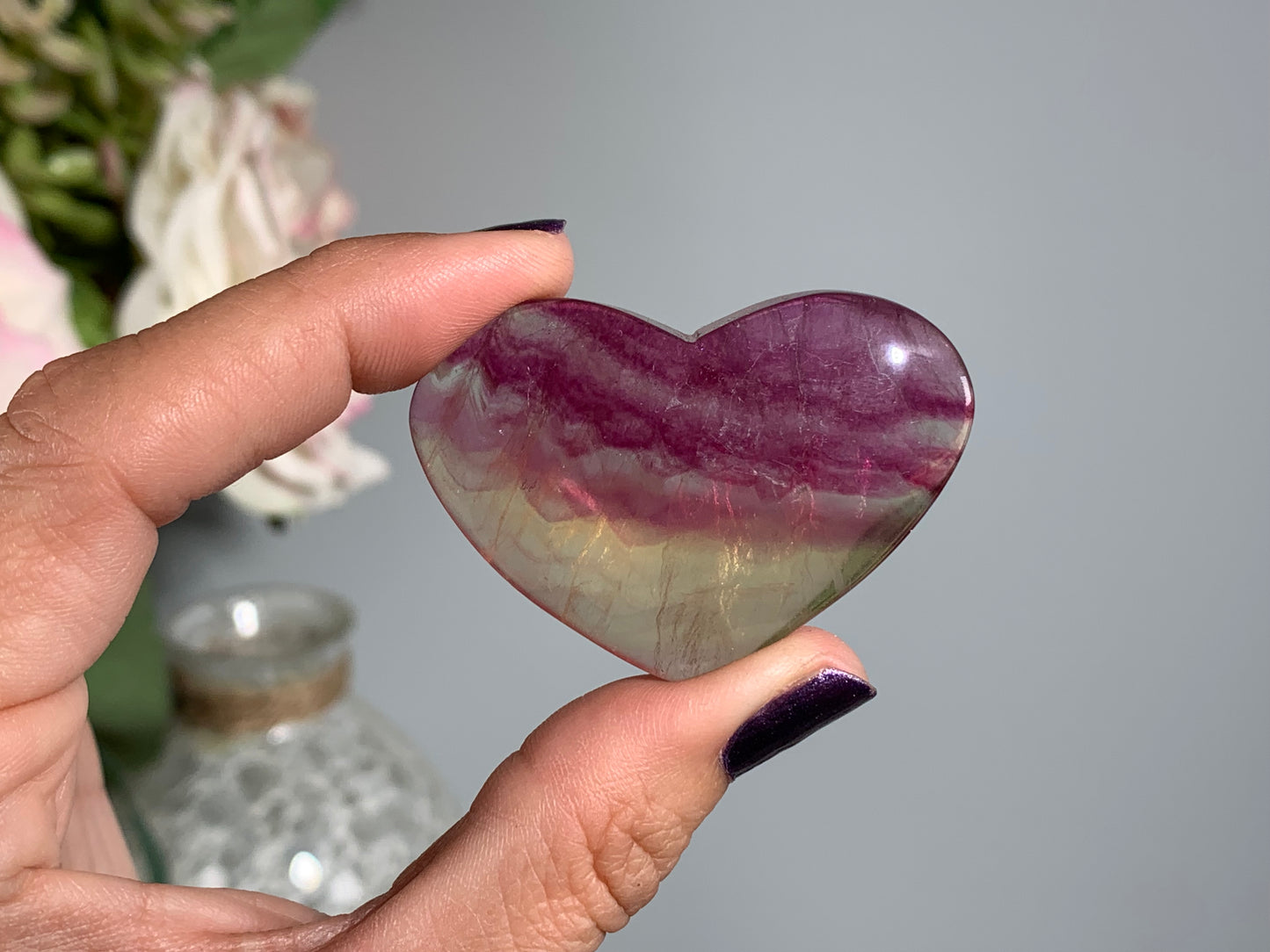 Small Fluorite Heart