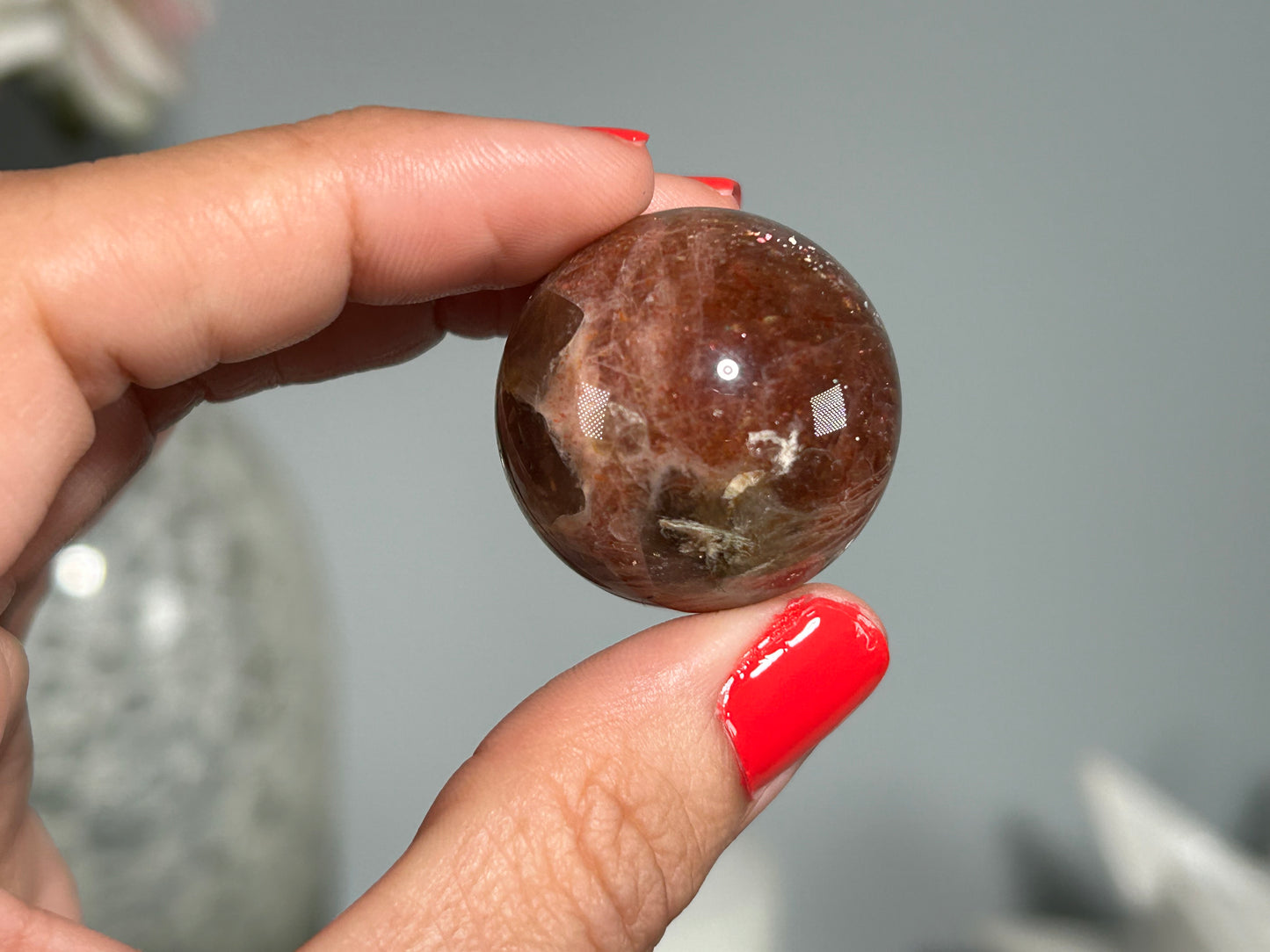 Confetti Sunstone Sphere (1.1", 29mm)