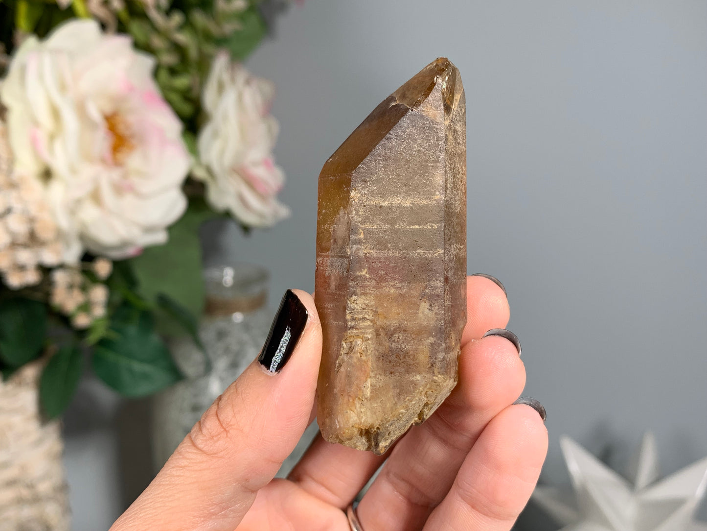 Congo Smoky Citrine Point (2.8", 71mm)