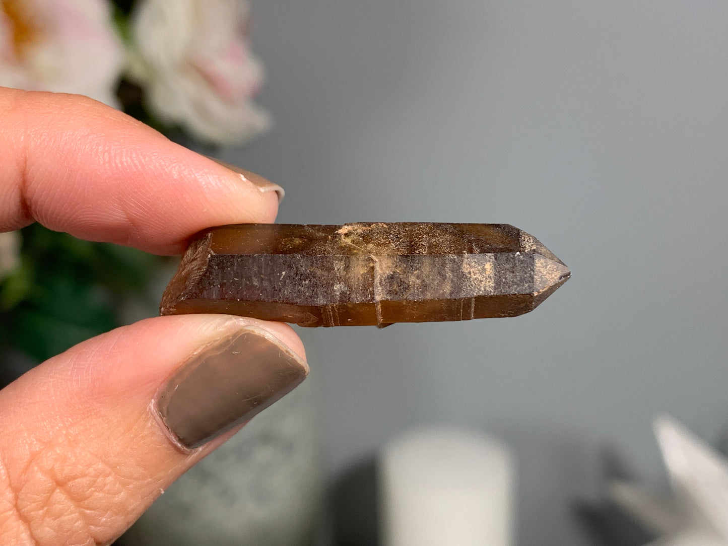 Congo Smoky Citrine Point (1.5", 39mm)