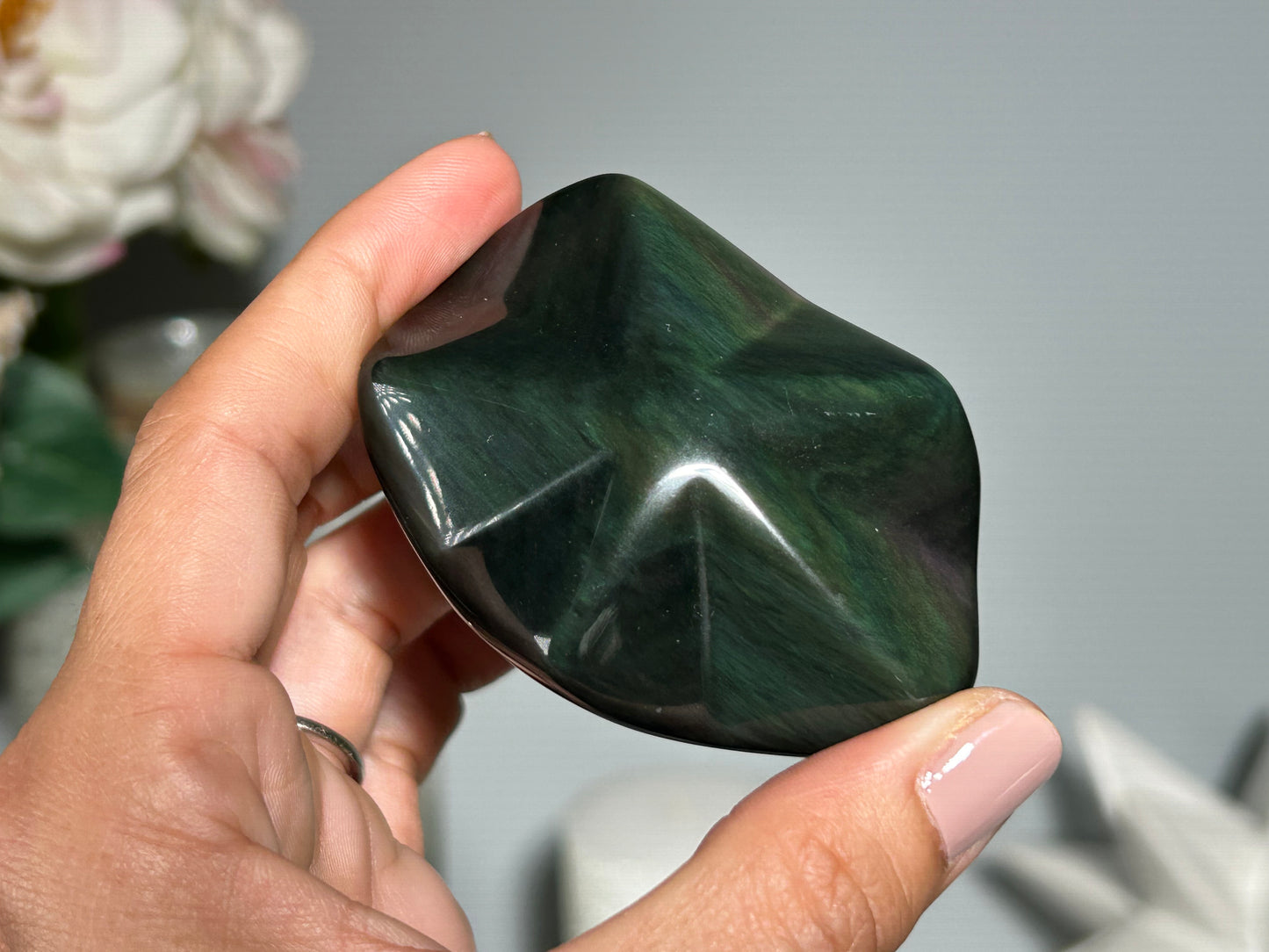 Rainbow Obsidian Star (2.7", 68mm)