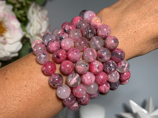 10mm Rhodonite Bracelet