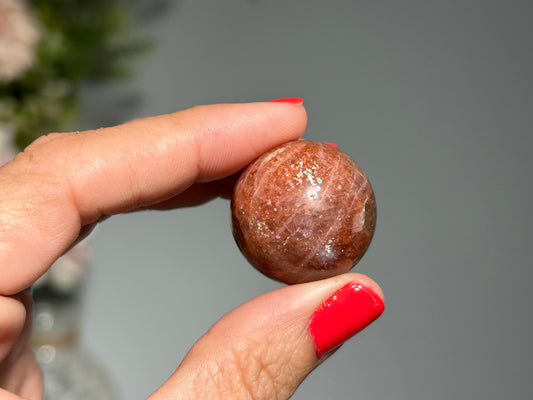 Confetti Sunstone Sphere (1", 26mm)