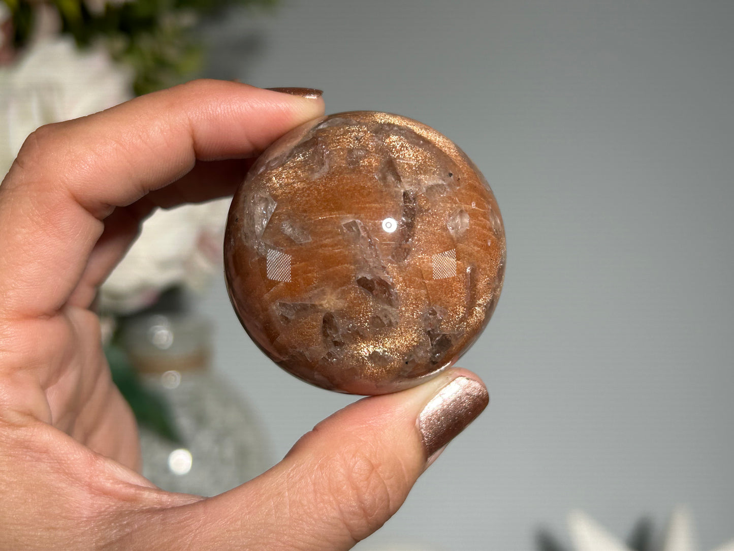 Confetti Sunstone Sphere (1.8", 47mm)