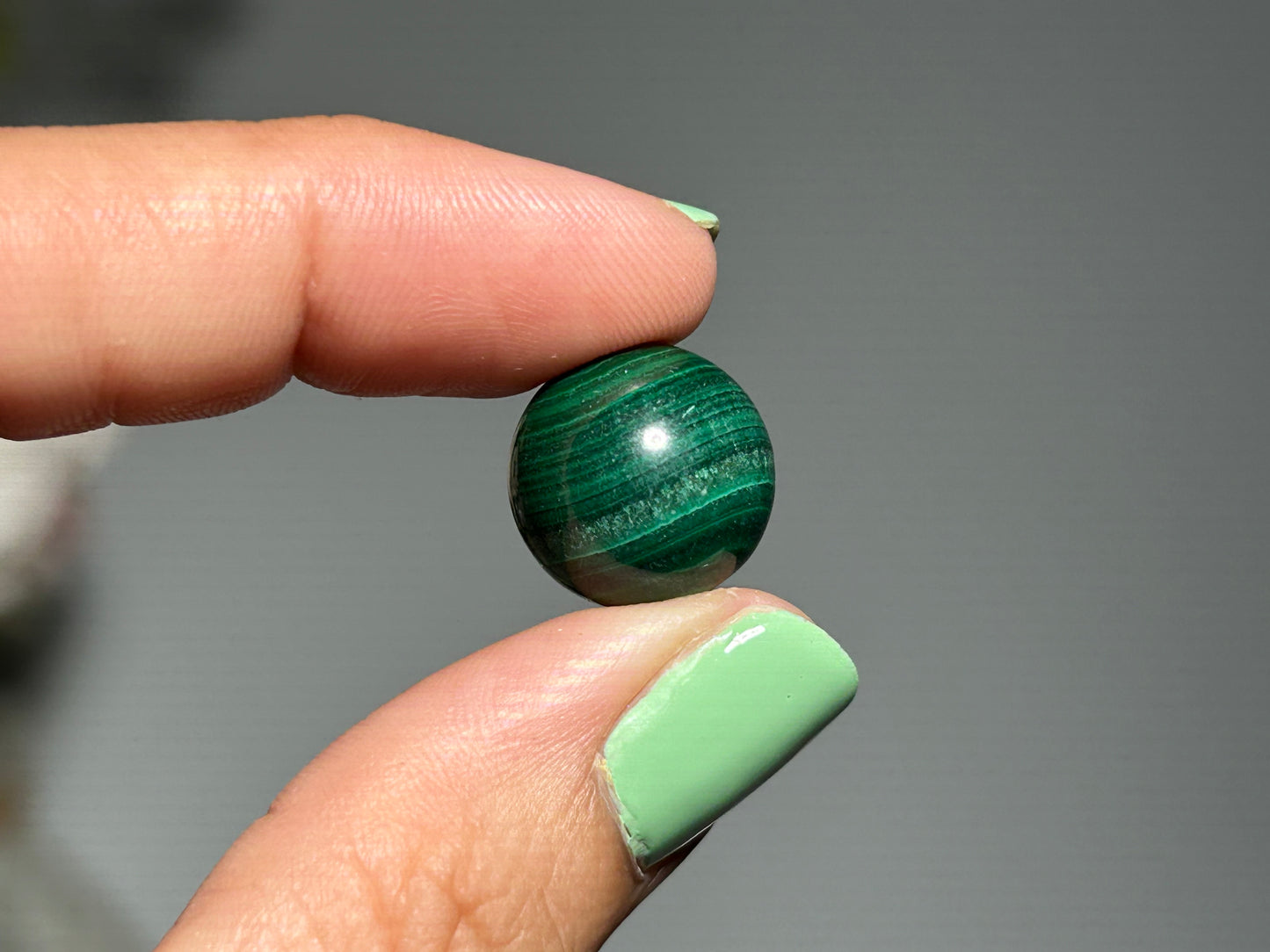 Mini Malachite Sphere