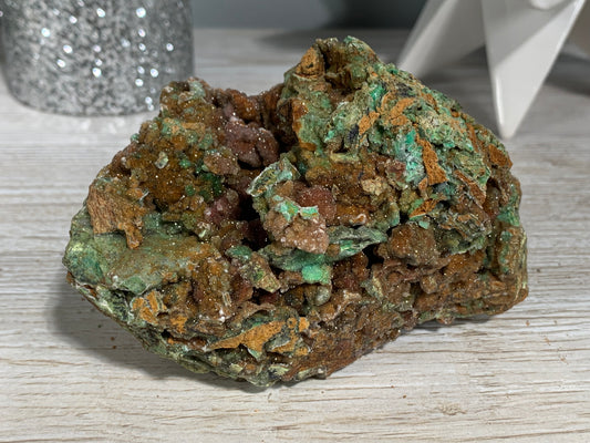 Druzy Chrysoprase (4.6", 117mm)