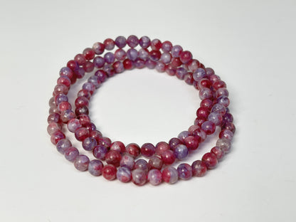 Unicorn Stone Triple Wrap Bracelet