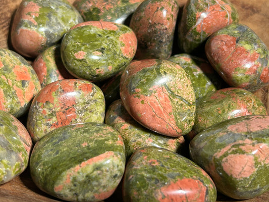Tumbled Unakite