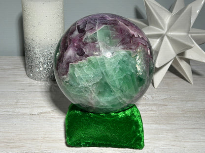 Fluorite Sphere (5.7", 145mm)