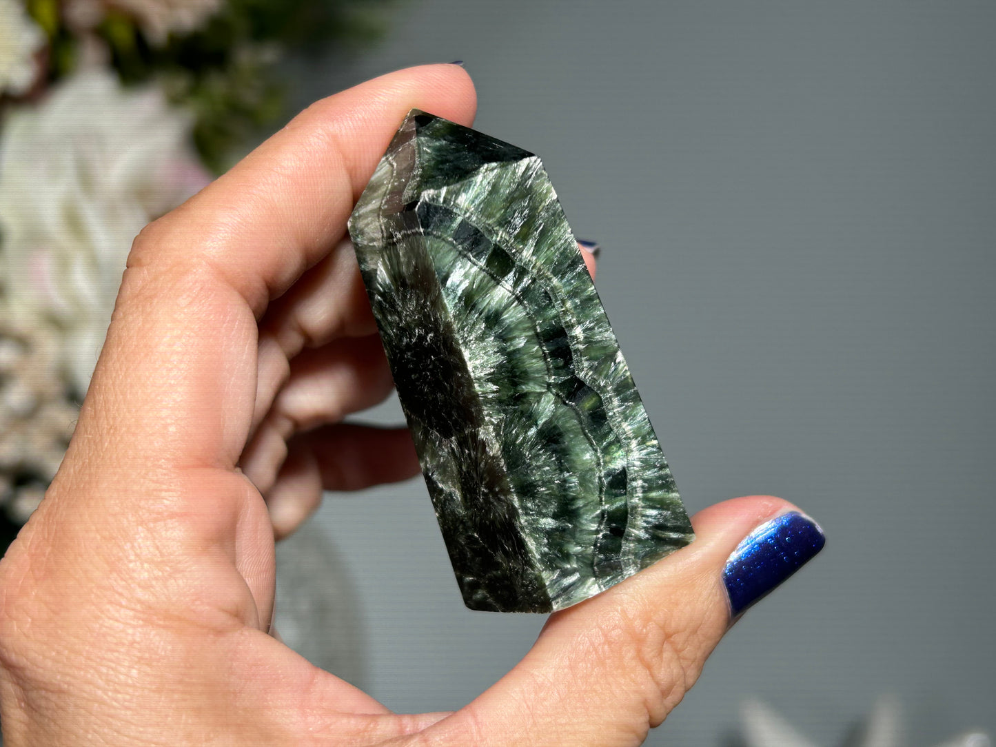 Seraphinite Tower (2.3", 59mm)