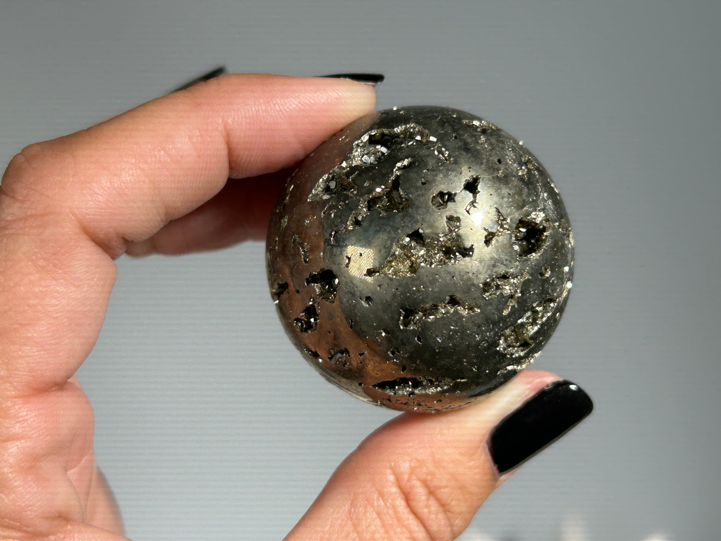 Pyrite Sphere (1.6", 41mm)