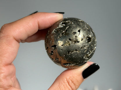 Pyrite Sphere (1.6", 41mm)