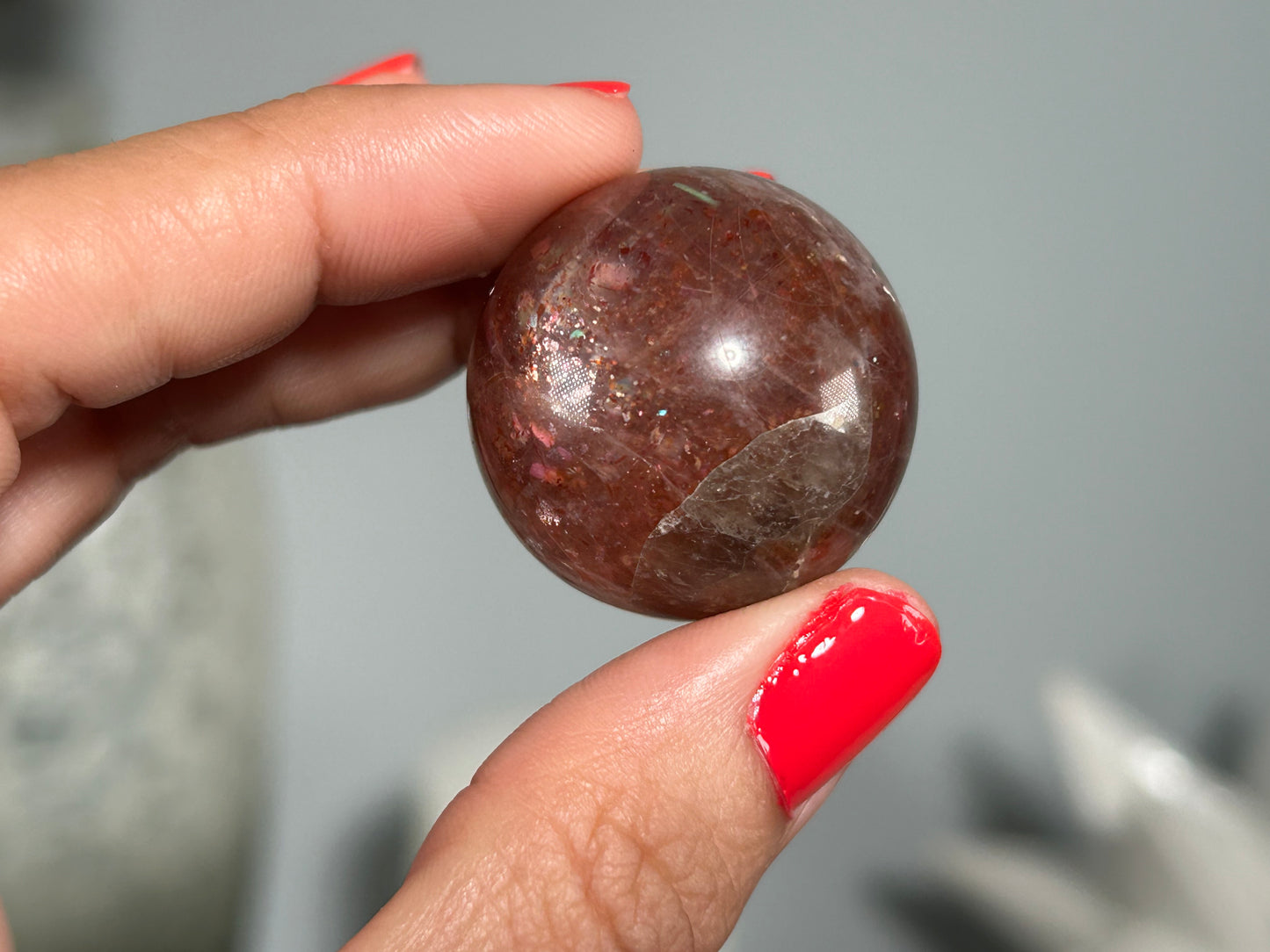 Confetti Sunstone Sphere (1.1", 29mm)