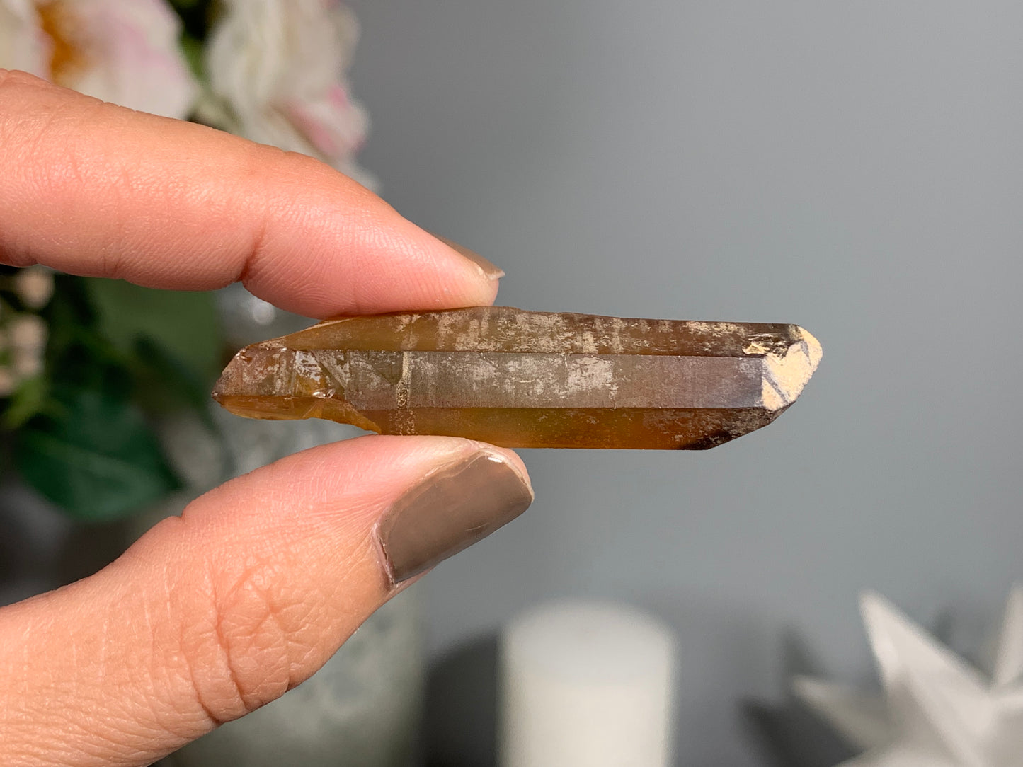 Congo Smoky Citrine Point (2.1", 53mm)