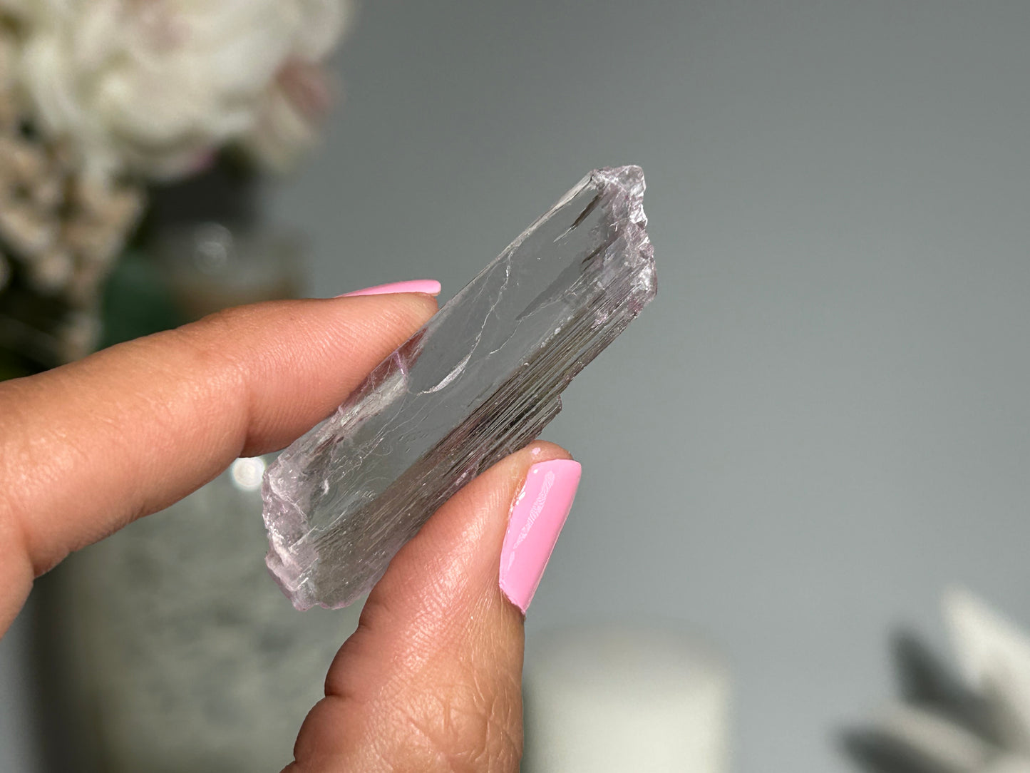 Natural Purple Kunzite Point (1.9", 47mm)