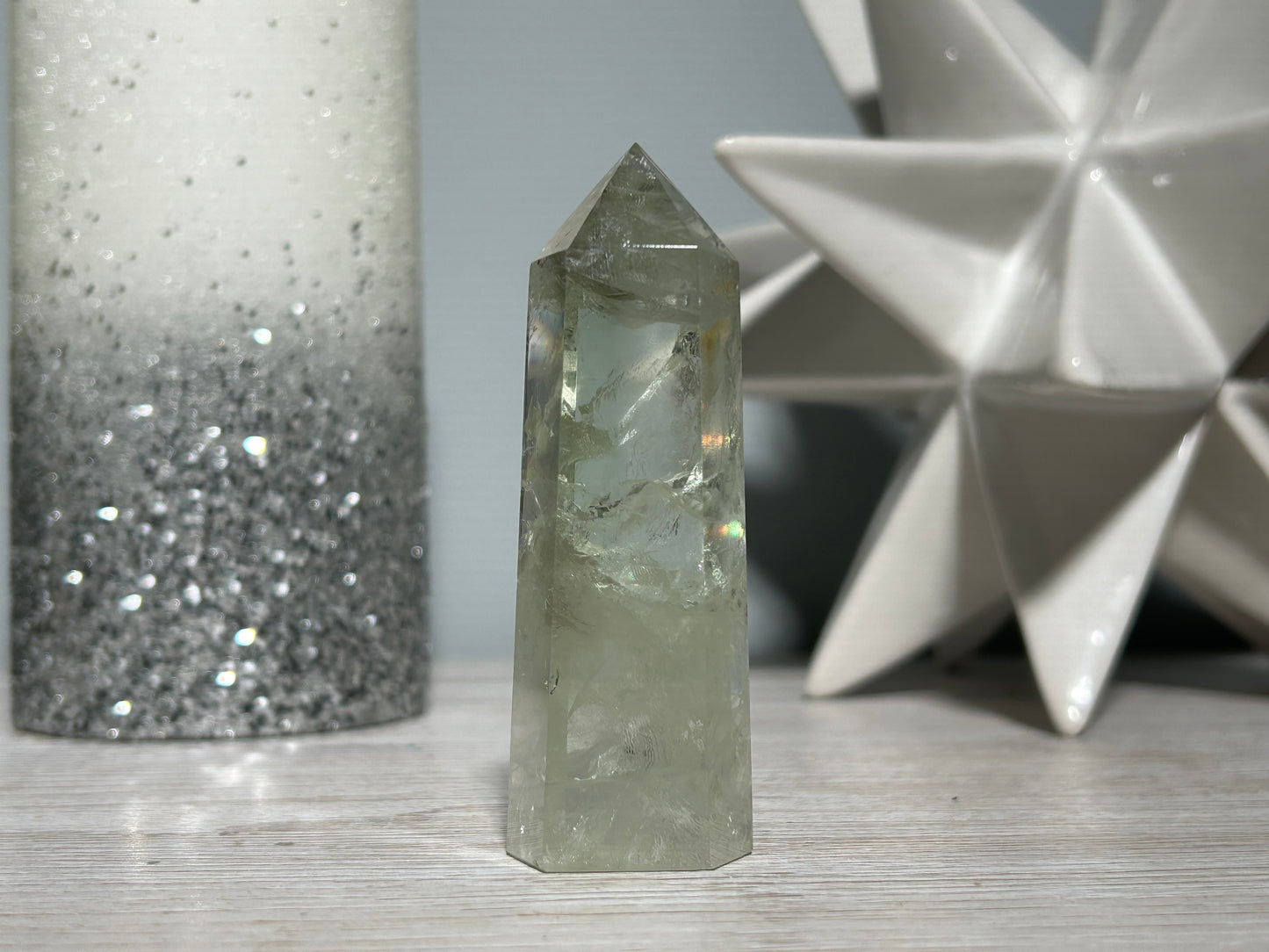 Prasiolite Tower (3.2", 81mm)